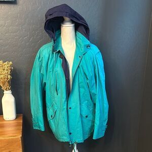 London Fog Blue Lightweight Casual Jacket